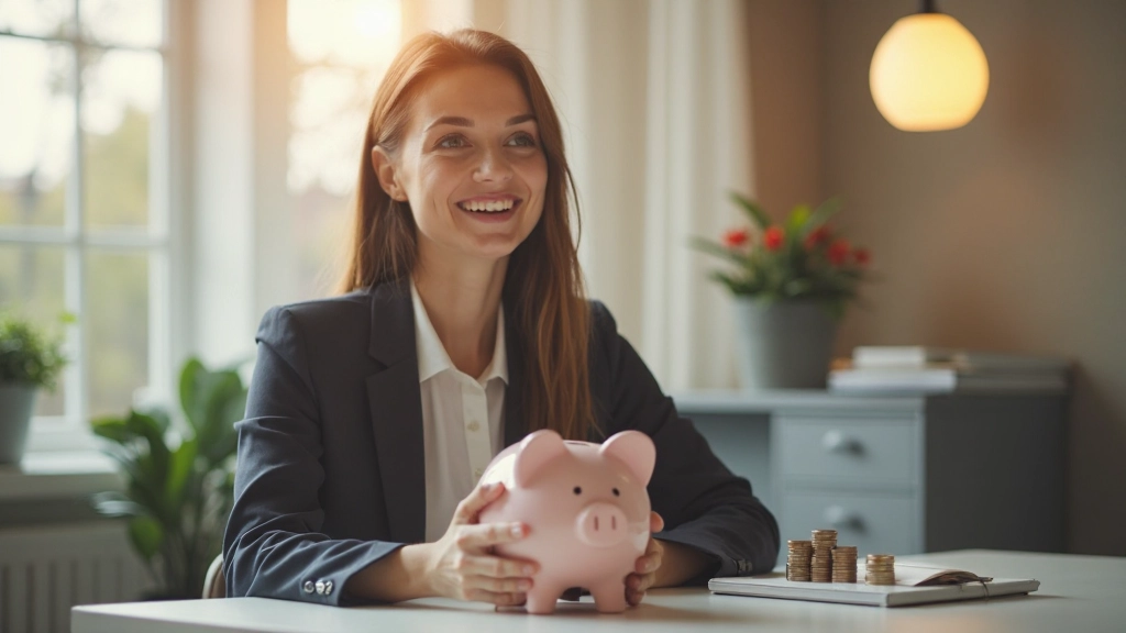 Копилка и монеты, символизирующие накопление денежных средств
